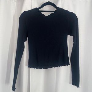 Abercrombie black long sleeve, size Small